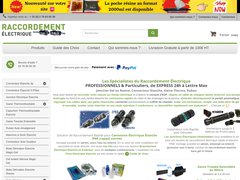 Boutique en ligne de raccordements électriques